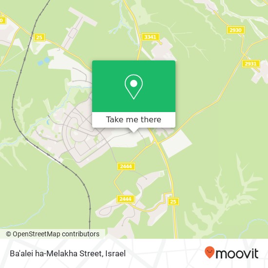 Ba'alei ha-Melakha Street map