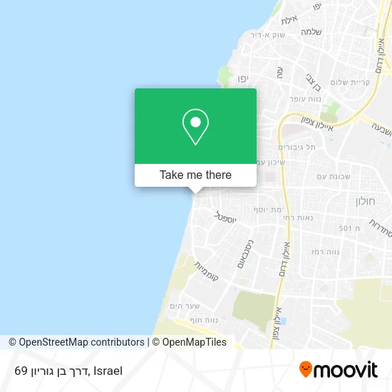 Карта דרך בן גוריון 69