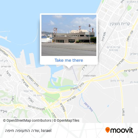 Карта שדה התעופה חיפה