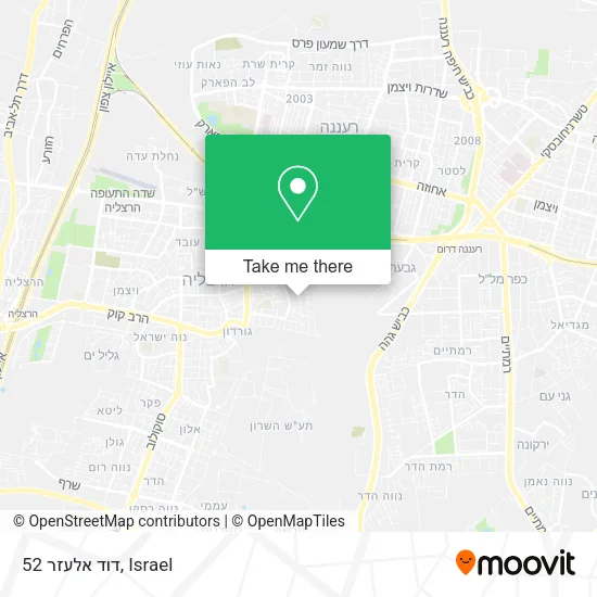 Карта דוד אלעזר 52