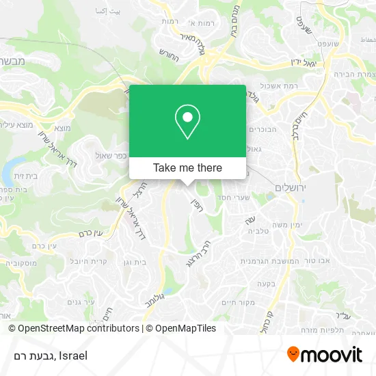 Карта גבעת רם