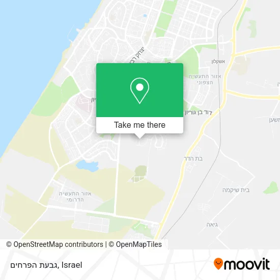 Карта גבעת הפרחים