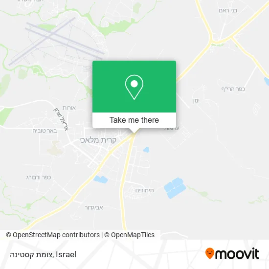Карта צומת קסטינה