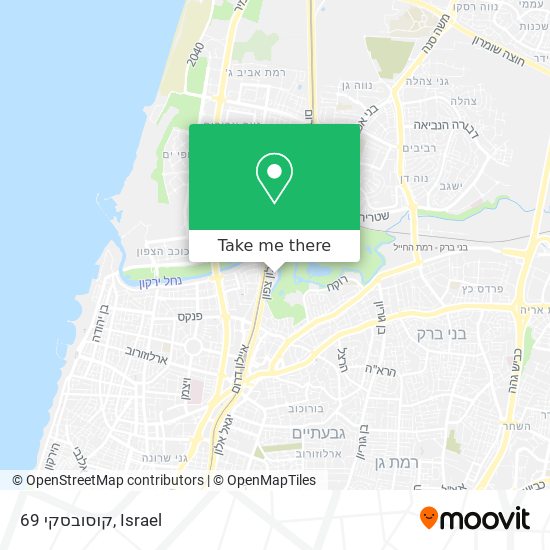 קוסובסקי 69 map