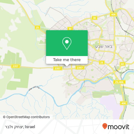 יצחק ולבר map