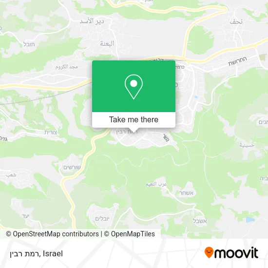 Карта רמת רבין