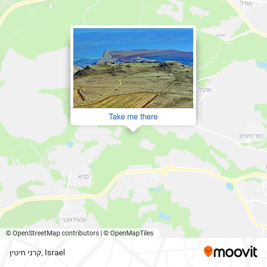 קרני חיטין map