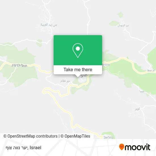 Карта יער נווה צוף