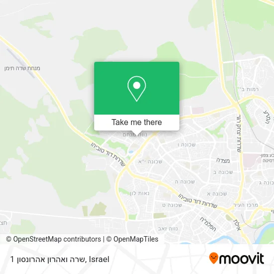 Карта שרה ואהרון אהרונסון 1
