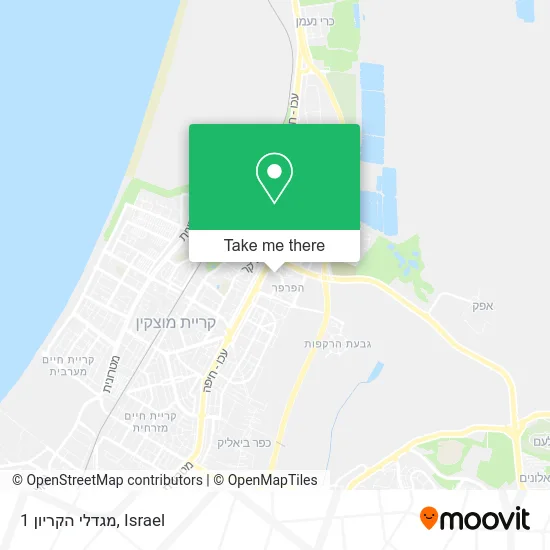 Карта מגדלי הקריון 1