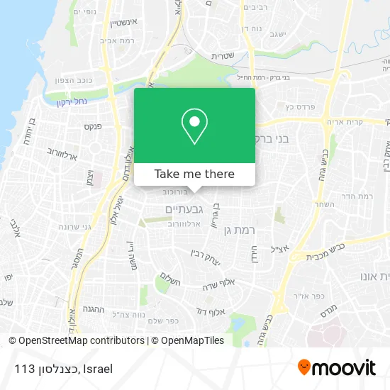 Карта כצנלסון 113