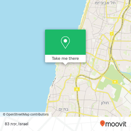 יפת 83 map