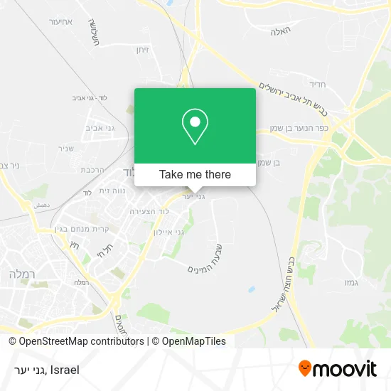Карта גני יער