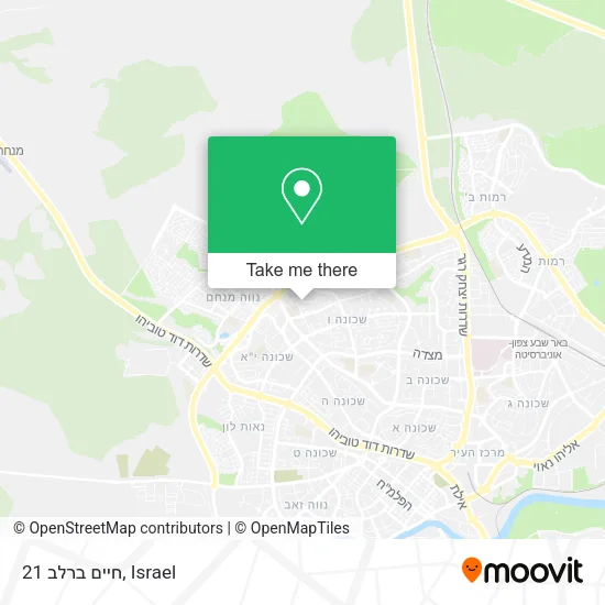 Карта חיים ברלב 21