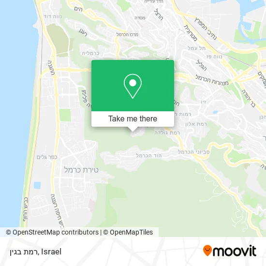 Карта רמת בגין