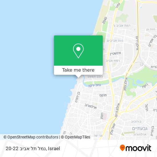 נמל תל אביב 20-22 map