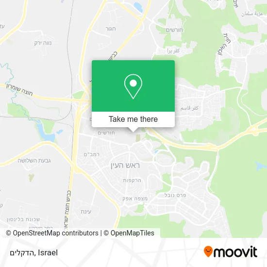 Карта הדקלים