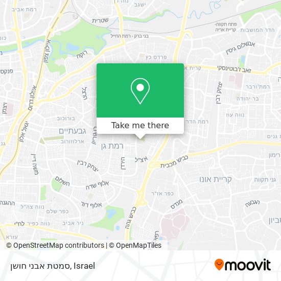 סמטת אבני חושן map