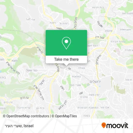 Карта שערי העיר