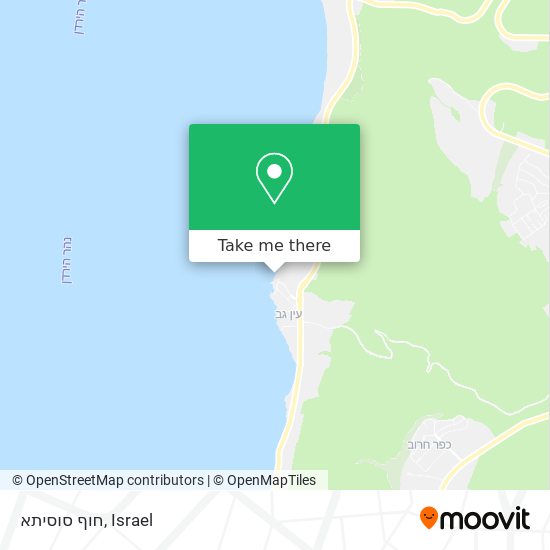 חוף סוסיתא map