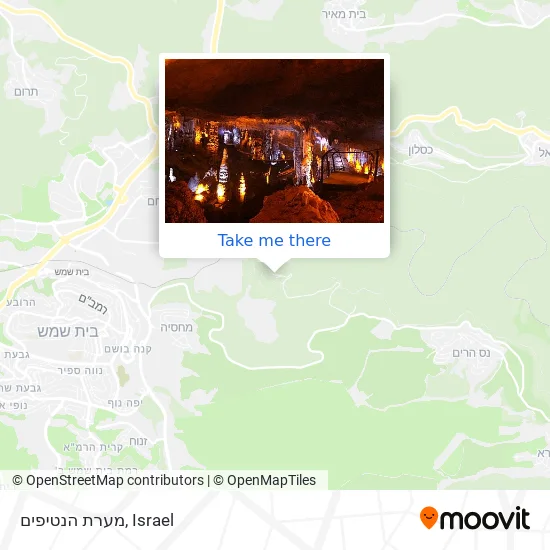 Карта מערת הנטיפים