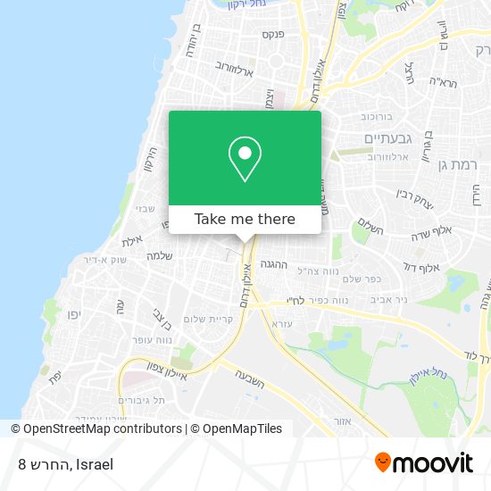 החרש 8 map