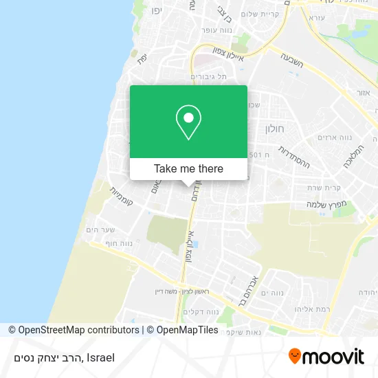 Карта הרב יצחק נסים