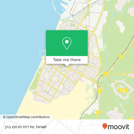 שדרות מנחם בגין map