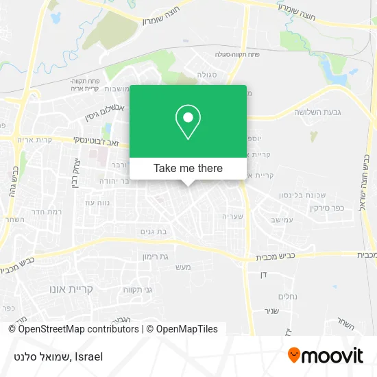 Карта שמואל סלנט