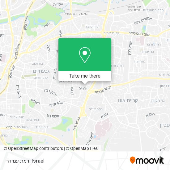 Карта רמת עמידר