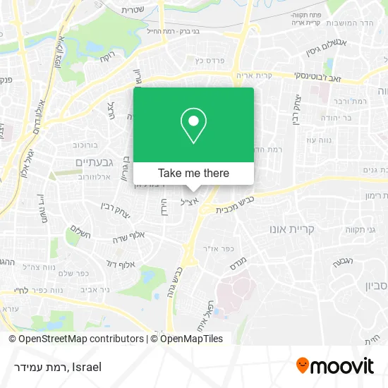 Карта רמת עמידר