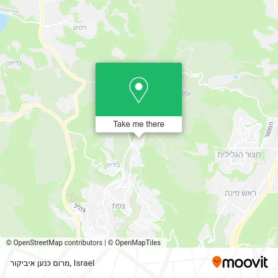 Карта מרום כנען איביקור