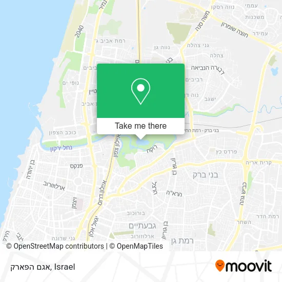 Карта אגם הפארק
