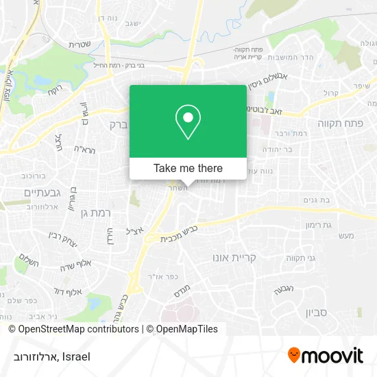 Карта ארלוזורוב