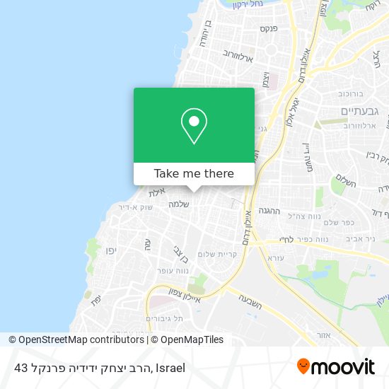 הרב יצחק ידידיה פרנקל 43 map