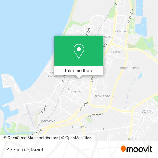 Карта שדרות קק"ל