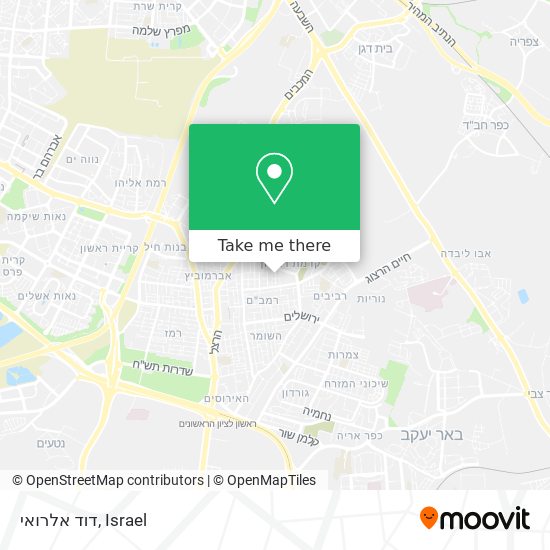 דוד אלרואי map