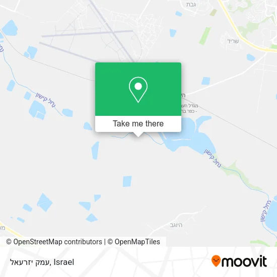 Карта עמק יזרעאל