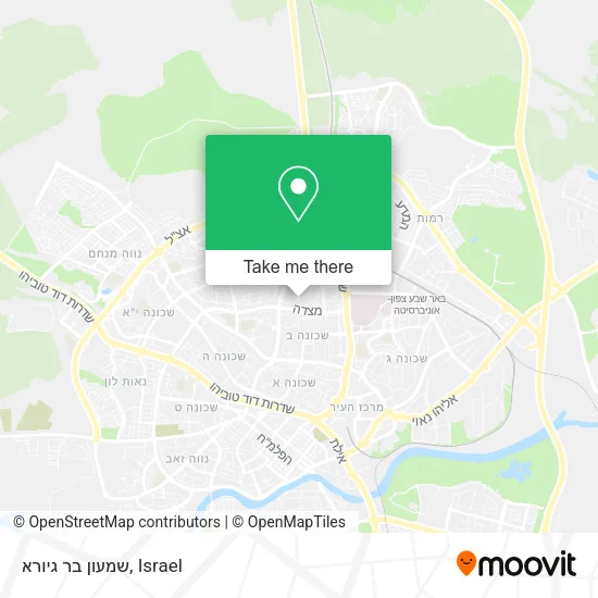 Карта שמעון בר גיורא