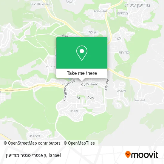 Карта קאנטרי סנטר מודיעין