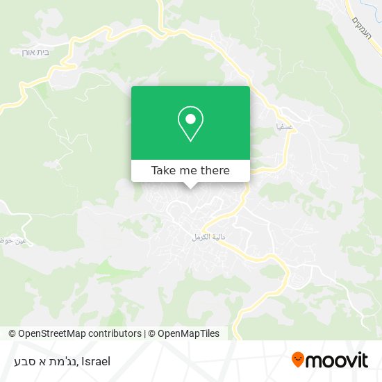 נג'מת א סבע map