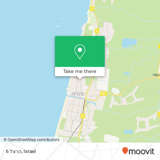 הרצל 6 map