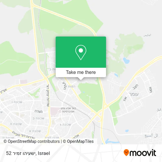 Карта ישעיהו זמיר 52