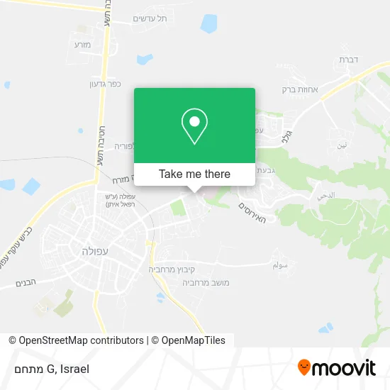 Карта מתחם G