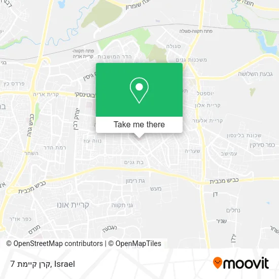 Карта קרן קיימת 7