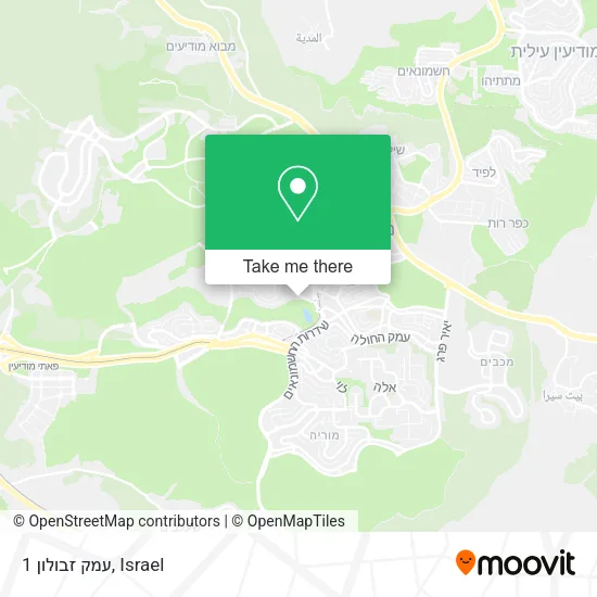 Карта עמק זבולון 1