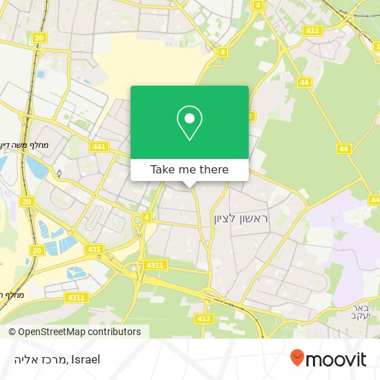 מרכז אליה map