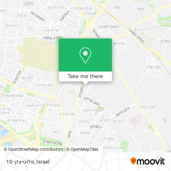 פלוטיצקי 10 map