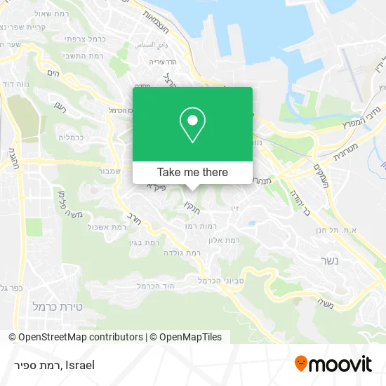 Карта רמת ספיר