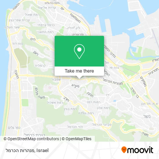 Карта מנהרות הכרמל